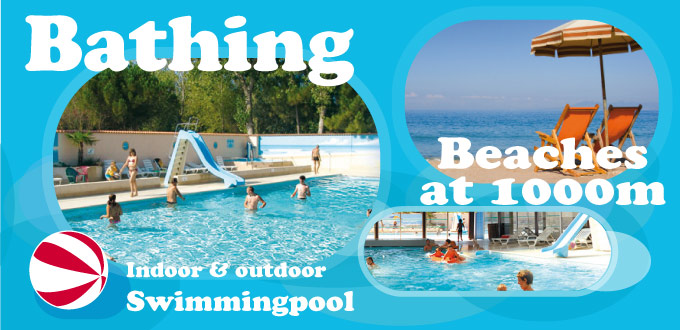 Baignades, plages, piscine Camping Camargue
